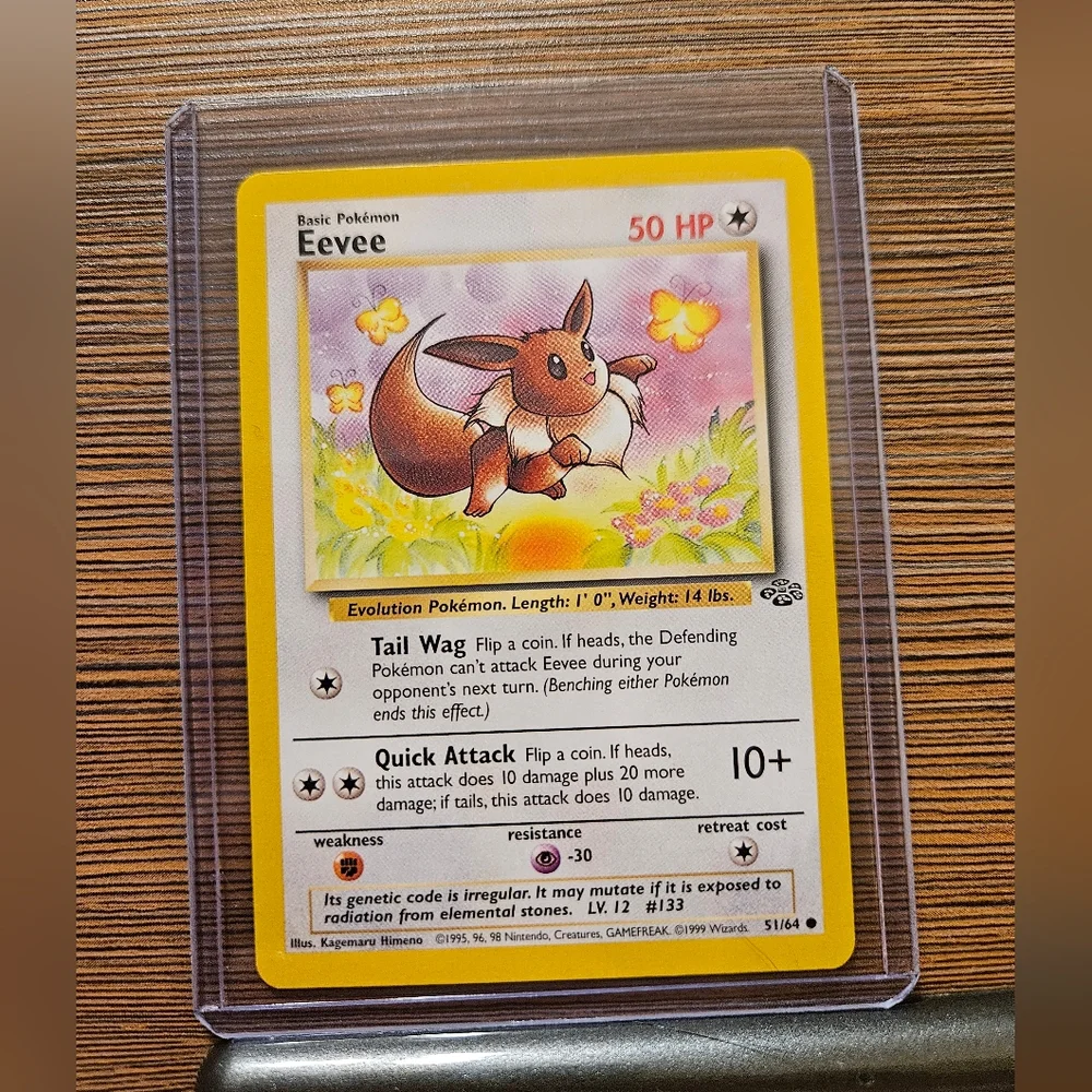 Pokemon Jungle Eevee 51/64 Card